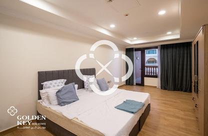 Apartment - 1 Bedroom - 2 Bathrooms for rent in East Porto Drive - Porto Arabia - The Pearl Island - Doha