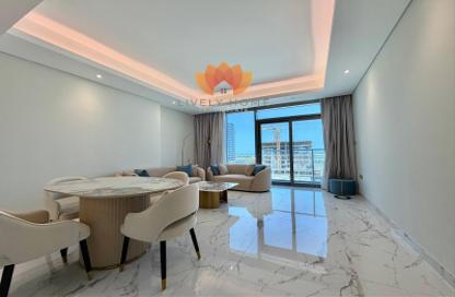 Apartment - 1 Bedroom - 2 Bathrooms for rent in Lusail Marina Heights - Marina District - Lusail