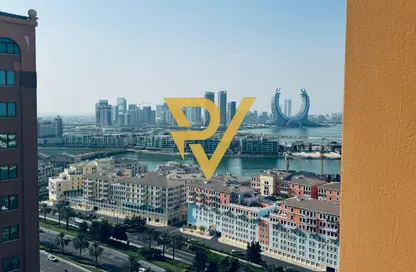 Apartment - 1 Bedroom - 2 Bathrooms for rent in Two Porto Arabia - Porto Arabia - The Pearl Island - Doha