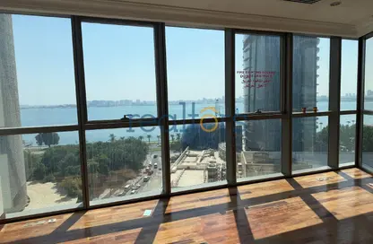 Office Space - 3 Bedrooms - 2 Bathrooms for rent in Palm Tower B - Palm Towers - West Bay - Doha