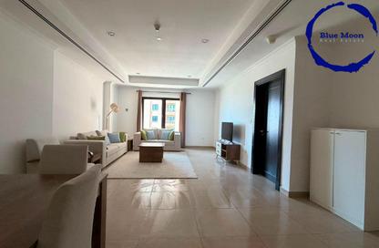 Apartment - 1 Bedroom - 2 Bathrooms for rent in East Porto Drive - Porto Arabia - The Pearl Island - Doha