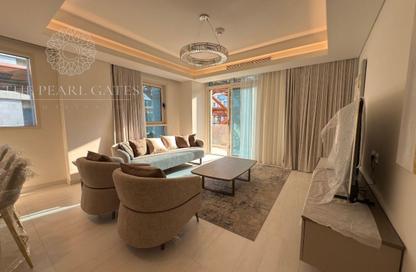 Apartment - 1 Bedroom - 2 Bathrooms for rent in Crystal Residence - Gewan Island - The Pearl Island - Doha