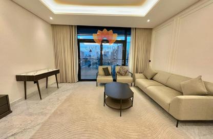 Apartment - 2 Bedrooms - 3 Bathrooms for rent in Lusail Marina Heights - Marina District - Lusail
