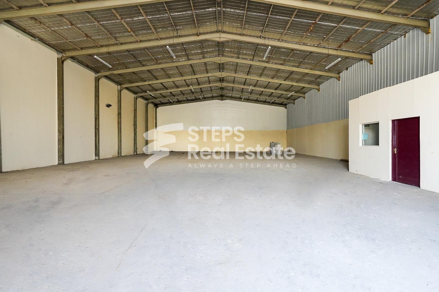 Spacious Warehouse for Rent in Industrial Area