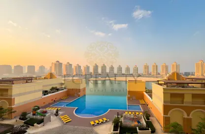 Apartment - Studio - 1 Bathroom for rent in Al Mutahidah Tower - Viva Bahriyah - The Pearl Island - Doha
