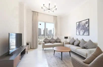 Apartment - 2 Bedrooms - 3 Bathrooms for rent in Lusail Residence - Marina District - Lusail