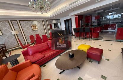 شقق فندقية - 2 غرف نوم - 3 حمامات للايجار في برج وست باي - الخليج الجنوبي - الخليج الغربي - الدوحة
