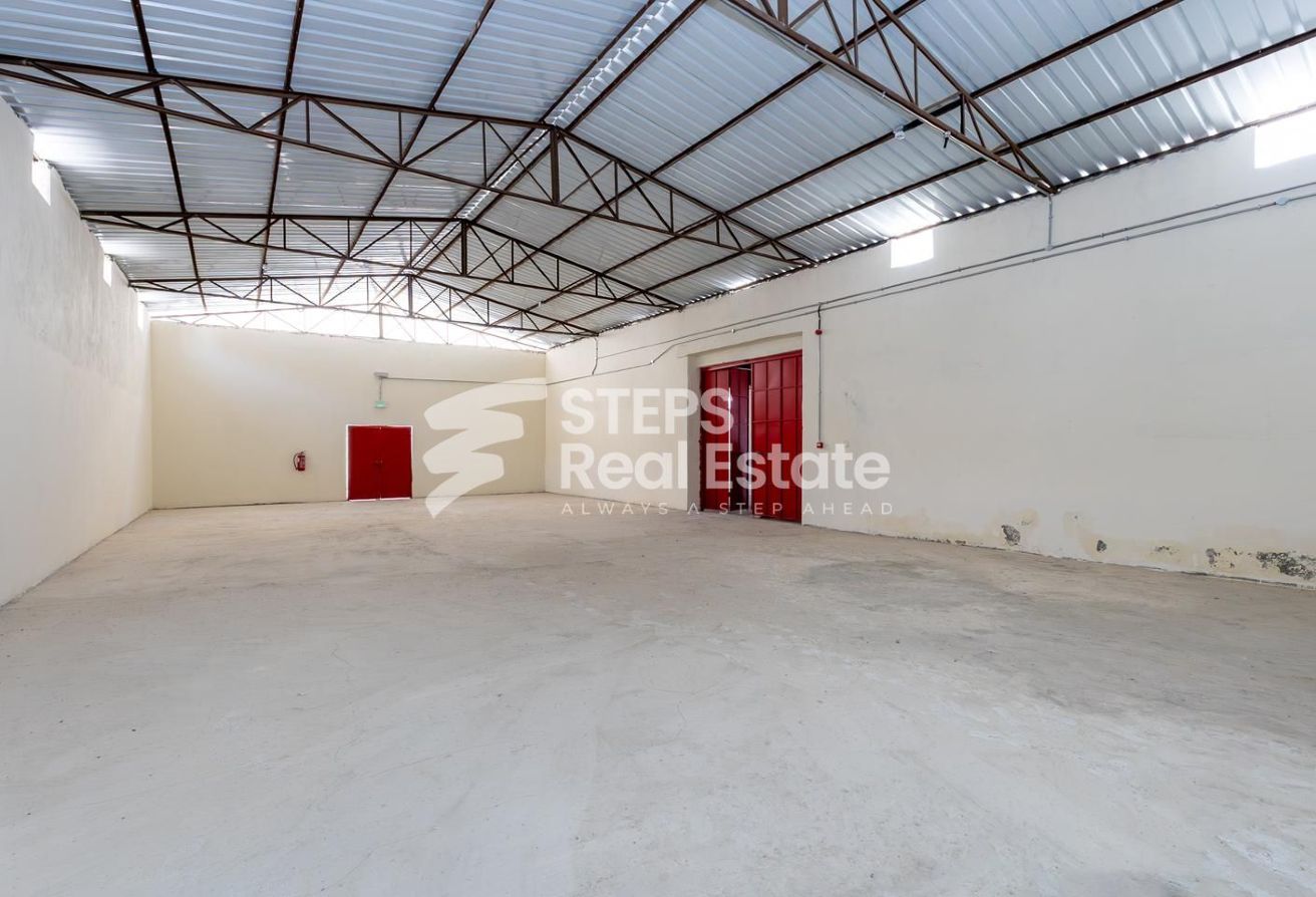 Spacious Warehouse for Rent in Industrial Area