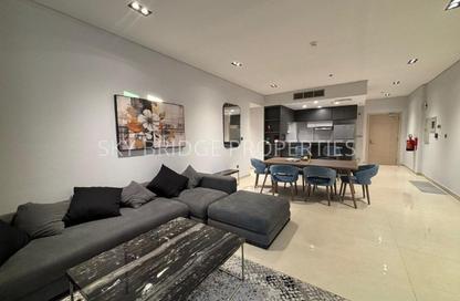 Apartment - 2 Bedrooms - 3 Bathrooms for rent in Lusail Marina Heights - Marina District - Lusail