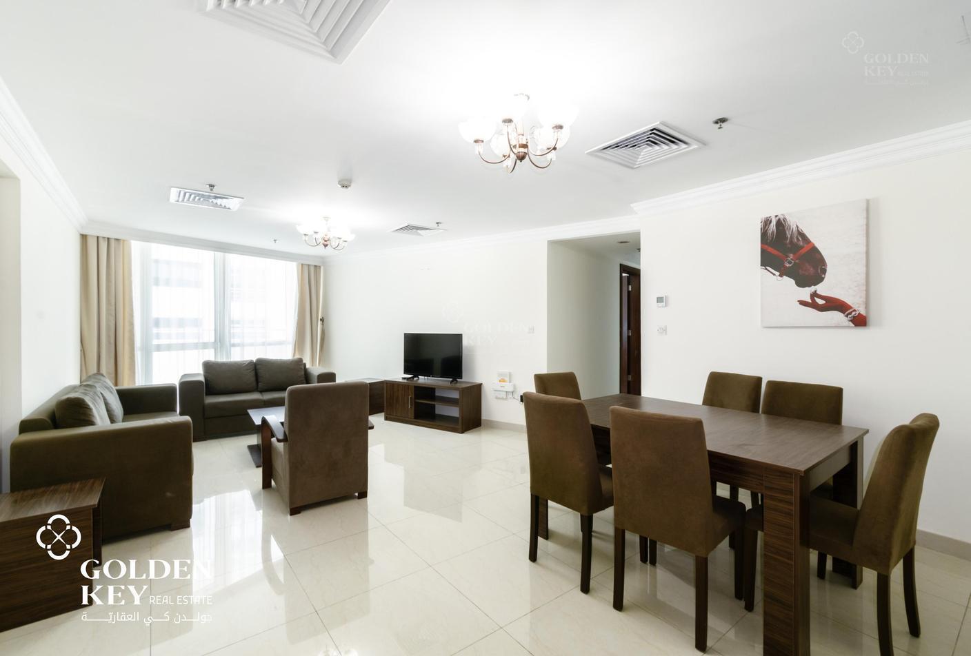 Cooling Included | Elegant 2 Bedroom | West Bay