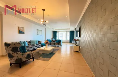 Apartment - 1 Bedroom - 2 Bathrooms for rent in West Porto Drive - Porto Arabia - The Pearl Island - Doha