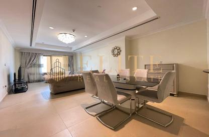Apartment - 1 Bedroom - 2 Bathrooms for rent in East Porto Drive - Porto Arabia - The Pearl Island - Doha