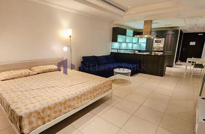 Apartment - Studio - 1 Bathroom for rent in Tower 19 - Porto Arabia - The Pearl Island - Doha