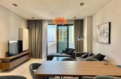 شقة - غرفة نوم - 2 حمامات للايجار في لوسيل ريسيدينس - منطقة المارينا - الوسيل