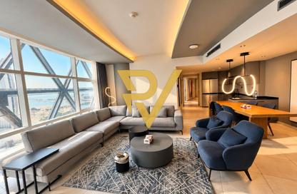Apartment - 3 - 3 for rent in Marina Tower 23 - Marina District - Lusail