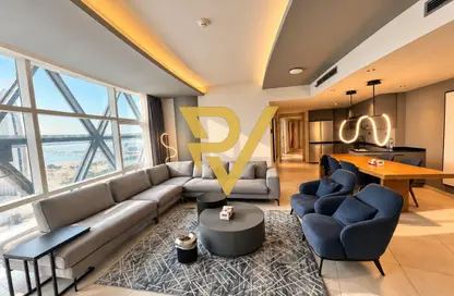 شقة - 3 غرف نوم - 3 حمامات للايجار في برج مارينا 23 - منطقة المارينا - الوسيل
