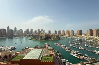 Apartment - 2 Bathrooms for rent in West Porto Drive - Porto Arabia - The Pearl Island - Doha