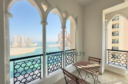 Apartment - 2 Bedrooms - 2 Bathrooms for rent in Viva West - Viva Bahriyah - The Pearl Island - Doha