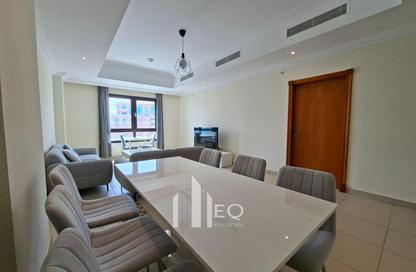 Apartment - 1 Bedroom - 2 Bathrooms for rent in East Porto Drive - Porto Arabia - The Pearl Island - Doha