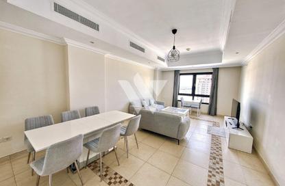 Apartment - 1 Bedroom - 2 Bathrooms for rent in East Porto Drive - Porto Arabia - The Pearl Island - Doha
