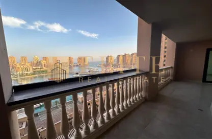 Apartment - 2 Bedrooms - 3 Bathrooms for sale in East Porto Drive - Porto Arabia - The Pearl Island - Doha