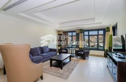 Apartment - 2 Bedrooms - 3 Bathrooms for sale in West Porto Drive - Porto Arabia - The Pearl Island - Doha