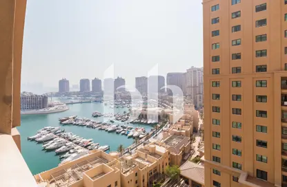 Apartment - 1 Bedroom - 2 Bathrooms for rent in West Porto Drive - Porto Arabia - The Pearl Island - Doha