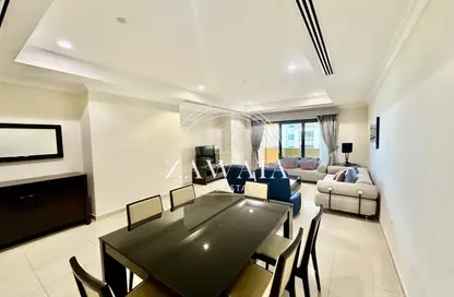 Apartment - 1 Bedroom - 2 Bathrooms for rent in West Porto Drive - Porto Arabia - The Pearl Island - Doha