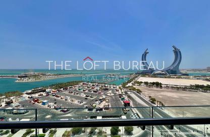 Apartment - 1 Bedroom - 2 Bathrooms for rent in Lusail Residence - Marina District - Lusail