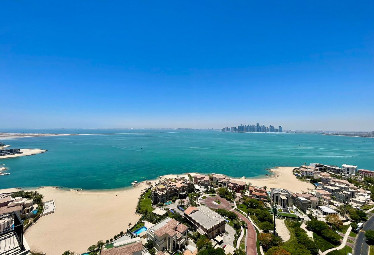 Luxury Sea View 3BHK + Maid | The Pearl for Rent