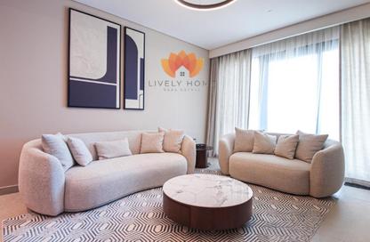 Apartment - 2 Bedrooms - 3 Bathrooms for rent in Lusail Marina Heights - Marina District - Lusail