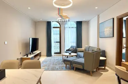 Apartment - 1 Bedroom - 2 Bathrooms for rent in La Plage South - La Plage - The Pearl Island - Doha Apartment - 1 Bedroom - 2 Bathrooms for rent in La Plage South - La Plage - The Pearl Island - Doha