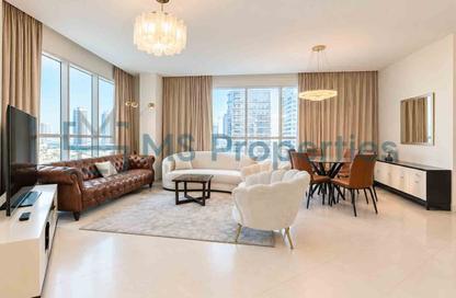 Apartment - 1 - 2 for rent in Lusail Marina Heights - Marina District - Lusail