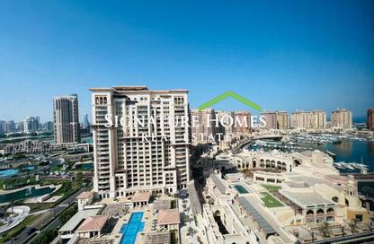 Apartment - 1 Bedroom - 2 Bathrooms for sale in West Porto Drive - Porto Arabia - The Pearl Island - Doha