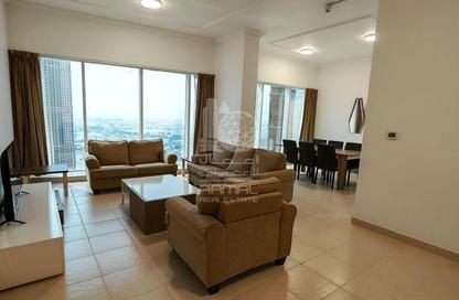 Apartment - 3 - 4 for rent in AAMAL Tower - Central Business District - West Bay - Doha