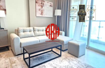 Apartment - 2 - 2 for rent in Lusail Marina Heights - Marina District - Lusail