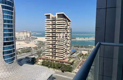 شقة - 2 غرف نوم - 3 حمامات للايجار في برج مارينا 23 - منطقة المارينا - الوسيل