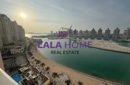 Apartment - 2 Bedrooms - 4 Bathrooms for rent in Viva West - Viva Bahriyah - The Pearl Island - Doha