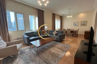 Apartment - 2 Bedrooms - 3 Bathrooms for rent in West Bay Tower - West Bay - West Bay - Doha