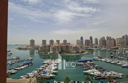 شقة - غرفة نوم - 2 حمامات للايجار في طريق بورتو الشرقي - بورتو أرابيا - جزيرة اللؤلؤة - الدوحة
