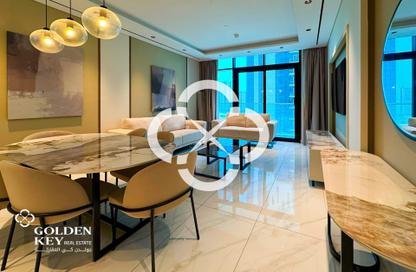 Apartment - 2 Bedrooms - 3 Bathrooms for rent in Lusail Marina Heights - Marina District - Lusail Apartment - 2 Bedrooms - 3 Bathrooms for rent in Lusail Marina Heights - Marina District - Lusail