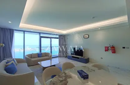 شقة - غرفة نوم - 2 حمامات للايجار في لوسيل ريسيدينس - منطقة المارينا - الوسيل