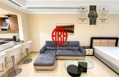 Apartment - Studio - 1 for rent in West Porto Drive - Porto Arabia - The Pearl Island - Doha Apartment - Studio - 1 for rent in West Porto Drive - Porto Arabia - The Pearl Island - Doha