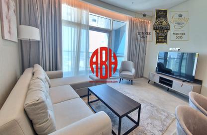 Apartment - 2 - 2 for rent in Lusail Marina Heights - Marina District - Lusail