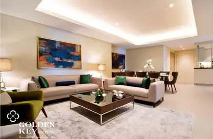 Apartment - 3 Bedrooms - 5 Bathrooms for rent in Abraj Bay - Abraj Quartiers - The Pearl Island - Doha