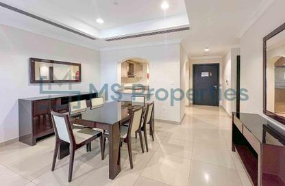 Apartment - 1 Bedroom - 2 Bathrooms for rent in West Porto Drive - Porto Arabia - The Pearl Island - Doha