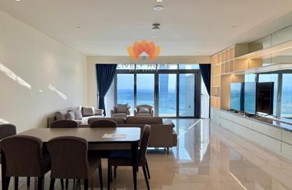 Apartment - 2 Bedrooms - 4 Bathrooms for rent in Seef Lusail Tower 1 - Seef Lusail - Lusail City - Lusail