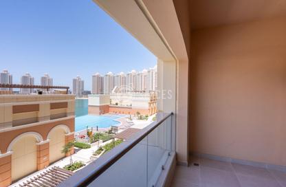Apartment - 1 - 2 for rent in Al Mutahidah Tower - Viva Bahriyah - The Pearl Island - Doha