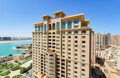 Apartment - 1 Bedroom - 2 Bathrooms for rent in West Porto Drive - Porto Arabia - The Pearl Island - Doha
