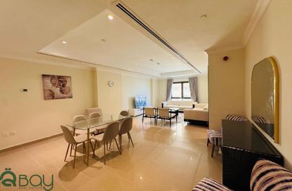 Apartment - 1 Bedroom - 2 Bathrooms for rent in East Porto Drive - Porto Arabia - The Pearl Island - Doha